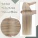 LAAVOO Microring Extensions - Real Hair Blond 50cm Cold Fusion Micro Loop Extensions (Ashblond #18/613) | 50g Package - Buy Online on SooperMarket.com