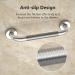 Brushed Nickel Shower Grab Bar w/Anti-Slip Knurled Grip 12 Inch Munzong Stainless Steel Bathroom Grab Bars Safety Bar Balanced Handrail Handicap Injury Elderly Senior Assist Support Shower Handle 12IN Brushed Nickel - Buy Online on SooperMarket.com