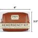 Pinch Provisions Hemergency Kit for Men | 30 Grooming Essentials & Travel Accessories | Ideal Gift for Grooms & Best Men - Cognac - Buy Online on SooperMarket.com