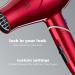 INFINITIPRO BY CONAIR Travel Hair Dryer 1875W Compact Foldable & Perfect for International Travel | Red 2 Piece Set - Buy Online on SooperMarket.com