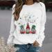 Women's Christmas Snowman Penguin Sweatshirt - Cozy O-Neck Raglan Top for Winter | Cute Xmas Jumper Sweater - Z37-White S - Buy Online on SooperMarket.com