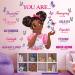 DECOWALL SG2-2315 Black Girl Magic Wall Stickers Inspirational Quotes Butterfly Wall Decals Motivational Girls Room Bedroom Baby Nursery Home Art D cor