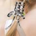 Teksome Bow Hairpin Set Retro Metal Bowknot Barrette | Single and Double Ponytail Bow Hair Clips for Women Girls Adults All Ages Kids Silver - Buy Online on SooperMarket.com