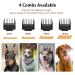 Maxshop Rechargeable Low Noise Dog Grooming Kit - Electric Clippers for Dogs and Cats - Includes Comb Guides, Scissors, and Nail Kit - Gold-1 - Buy Online on SooperMarket.com