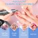 Tungsten Carbide Cuticle Clean Bit 2Pcs for Nail Drill - Smooth Round Top Barrel Head - Ideal for Gel Polish and Natural Nails - Buy Online on SooperMarket.com