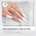 Aokitec White Acrylic Powder for Professional Nail Extensions - 1oz - Buy Online on SooperMarket.com