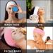 Whaline 3pcs Adjustable Hair Bands for Makeup - Cosmetic Terry Cloth Headbands with Velcro Fastener in White & 2 More Colors | Ideal for Hair Protection - Buy Online on SooperMarket.com