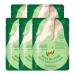 Moisturizing Foot Mask with Shea Butter and Goat Milk Hydrating Foot Masks for Dry Cracked Feet Dry Skin Moisturizer for Soft and Smooth Touch Feet - Men Women - 5 Pairs