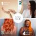 Odeon Temporary Hair Color Wax - Natural & Washable Hair Dye for Kids & Adults Orange (4.23oz) | Easy Application Beeswax & Tea Tree Extract - Buy Online on SooperMarket.com