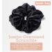 Satin Sleep Tie Scrunchie - Large Black Satin Hair Tie for Sweet Dreams - Buy Online on SooperMarket.com
