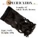 S-noilite Clip in Hair Extensions 24 Inch - Dark Brown Curly Wavy Hairpiece - Buy Online on SooperMarket.com