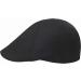 JANGOUL Men's Cotton Twill Flat Cap Black - Large-X-Large | Gatsby Newsboy Hunting Hat - Buy Online on SooperMarket.com