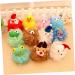 Angoily 6 Pcs Cartoon Bath Mesh Sponge Loofahs - Dead Skin Clean Pouf & Back Massager | International Shipping - Buy Online on SooperMarket.com
