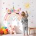Wondever Watercolor Unicorn Rainbow Wall Stickers - Peel and Stick Decals for Girls Bedroom and Nursery - Buy Online on SooperMarket.com