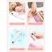 Portable Electric Nail File 12 Drill Bits Rechargeable Base - Adjustable Speed Manicure & Pedicure Set for Acrylic & Gel Nails - Buy Online on SooperMarket.com