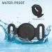 Vancle 2-Piece Airtag Dog Collar Case - Waterproof Silicone Protector for Pets | Black Small Dog & Cat Accessory - Buy Online on SooperMarket.com