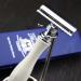 Gent's Classic DE Safety Razor in Elegant Ivory | Stylish Stainless Steel Stand | Perfect Men's Shaving Gift Essentials - Buy Online on SooperMarket.com