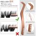 B&Q Eyelash Extension Kit B05 - 72Pcs Individual Lashes DIY Cluster Lash Kit with Tweezers and Bond/Remover - D-8-16 MIX - Buy Online on SooperMarket.com
