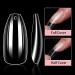 Makartt Clear Coffin Nail Tips - 500pcs Full Cover Press on Nails for Easy Extension & Manicure - 10 Sizes Acrylic False Nails for Gel Polish & Nail Art - Buy Online on SooperMarket.com