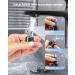 Rechargeable Ear and Nose Hair Trimmer for Men & Women | Professional Eyebrow Trimmer with Digital Display 9000 RPM Motor & Dual-Edge Blades - Efficient Grooming in Grey - Buy Online on SooperMarket.com