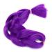 Tess Braids Extensions 60cm - 3 Pack Jumbo Kanecalon Hair Braids for Box Braids - 100g Purple Kunsthaar Extensions - Buy Online on SooperMarket.com