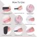 Saviland 19Pcs Dip Powder Nail Kit Starter | 10 Glitter White Pink Clear Colors | Nail Art Set with Base, Activator, Top Coat, Brush Saver, and Liquid Set - Buy Online on SooperMarket.com