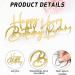Happy Birthday Cake Topper 2Pcs Gold Cake Decoration Glitter Gold Acrylic Cake Topper Happy Birthday Cupcake Toppers Supplies for Birthday Cake for Man Boys Women Girls Theme Birthday Party Decor - Buy Online on SooperMarket.com