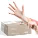 Clear Vinyl Disposable Gloves Large 50 Pack - Latex Free, Powder Free Medical Exam Gloves - Surgical, Home, Cleaning, and Food Gloves - 3 Mil Thickness Large (Pack of 50) Clear