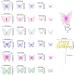 60 Blue Purple Butterfly Cake Toppers with Happy Birthday Topper | 3D Mixed Size Color Decoration Set for Birthday & Wedding Party Supplies - Buy Online on SooperMarket.com