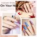 Modelones Gel Nail Polish Kit 20 Colors Nude Gel Polish Set White Glitter Pink Navy Blue Chameleon with Glitter Glossy&Matte Top Base Coat Nails Art Starter Manicure Home DIY Gifts Pink Blue - Buy Online on SooperMarket.com