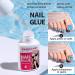 FANDAMEI 12 Colors 288PCS Press on Toe Nails Set - Short Square, Glitter & Glossy False Toenails | French Tip for Summer Nail Art - Buy Online on SooperMarket.com