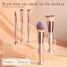 BS-MALL Premium Synthetic Makeup Brushes Set - 14 Rose Brushes Stand Up for Foundation, Powder, Concealers, and Eye Shadows - Buy Online on SooperMarket.com