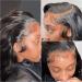 30 HD Transparent Lace Front Wig - Brazilian Body Wave for Black Women | 180% Density, Pre-Plucked, Natural Black Hair - Buy Online on SooperMarket.com