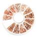 1 Box Japanese Nail Rivets Rose Gold Metal Nail Art Studs Shell Star Fish Conch Hollow Studs Multiple Shapes 3d Mixed Manicure Jewelry for Craft Diy Nails Decoration