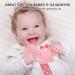Buy BPA-Free Dinosaur Teething Ring for Babies | Silicone Toy for 3+ Months | Tough Baby Soothing Aid - Buy Online on SooperMarket.com
