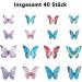 Shop 40 Edible Butterflies for Cake Decoration | Tortendeco Edible Tart Decorations - Buy Online on SooperMarket.com