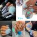 12 PCS 3D Magnetic Fluff Balls Nail Charms - Colorful Pom Pom Nail Art Supplies for Acrylic Nails - Buy Online on SooperMarket.com
