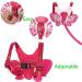 BTSKY Fluff Butterfly Baby Toddler Walking Harness with Safety Rein - Kids Anti-Lost Harness Leash Strap Belt Pink - Buy Online on SooperMarket.com
