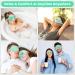 Heyu-Lotus Reusable Gel Bead Cooling Eye Mask 2Pcs - Hot Cold Therapy for Puffy Eyes, Dark Circles, Dry Eyes - Relief for Puffy Eyes - Green - Buy Online on SooperMarket.com