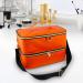Folpus Nail Polish Organizer Nail Organizers Double Layer Nail Supplies Travel Nail Kits Nail Polish Storage Box Handbag for Home Orange - Buy Online on SooperMarket.com