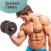 Prasacco 6 Pack Dumbbell Socket Nuts - 25mm Anti-Slide Barbell Clamps | Black Plastic Star Closures for Weight Training - Buy Online on SooperMarket.com