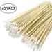 Long Wooden Handle Cotton Swabs - 400 Pack | Eco-Friendly Makeup Removal & Cleaning Tools - Buy Online on SooperMarket.com