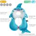 BenBat Kids Travel Neck Pillow for 1-4 Years | Comfortable Headrest for Car Flights & Trips (Blue Shark) - Buy Online on SooperMarket.com