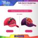 DreamWorks Girls' Trolls 2-Pack Poppy Baseball Caps, Curved Brim Strap Back Hats (4-7) Pink/Purple - Ages 4-7 - Buy Online on SooperMarket.com