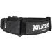 Julius-K9 Colour and Gray Fur Collar with Handle | Durable, Easy to Clean, Water Resistant | 40 mm (38-53 cm) Black-Gray | Safety Lock and Interchangeable Patch - Buy Online on SooperMarket.com