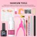 Acrylic Nail Kit with UV Light & Drill - Complete Beginner Set for Nail Art & DIY at Home | Professional Glitter Powder & Nail Tips | Perfect Gift for Women - RJ0357 - Buy Online on SooperMarket.com
