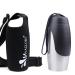 Vivaglory 25oz Stainless Steel Dog Bottle & Neoprene Bottle Carrier Combo, Great for Walking & Hiking with Dogs 25oz Bottle & Neoprene Sling Stainless Steel Bottle + Black
