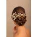 YERTTER 3pcs Gold Crystal Wedding Hair Pins Set - Rhinestone Clip for Bride, Bridesmaid, Flower Girl - Perfect for Updo, Bun, Prom, Party - Buy Online on SooperMarket.com