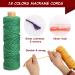 3mm x 594 Yards Macrame Cord Kit | Natural Colored Cotton Rope Set for DIY Macrame Projects | 18 Rolls Variety Pack with Jute Twine String | Ideal for Wall Hangings and Plant Hangers - Buy Online on SooperMarket.com