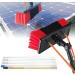 photovoltaic cleaner Window Cleaning Pole Window Cleaning Water-Fed Pole 30Ft Extendable Telesbrush Squeegee Attachment Window Professional Washer Kit 55cm Brush Head 6M/21FT - Buy Online on SooperMarket.com